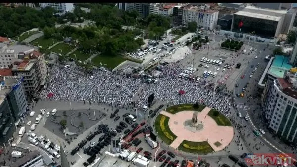 27 yıllık hayal gerçek oldu! Taksim Camii ibadete açıldı! Vatandaş Taksim Meydanı'nı doldurdu - 24