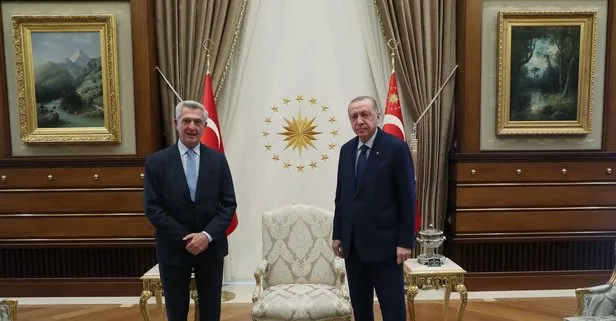 Başkan Erdoğan, Birleşmiş Milletler Mülteciler Yüksek Komiseri Filippo Grandi’yi kabul etti