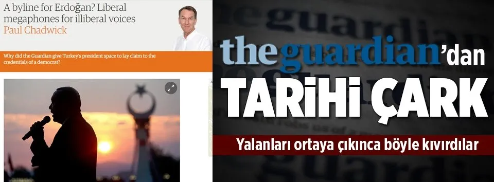 The Guardian’dan Cumhurbaşkanı Erdoğan çarkı
