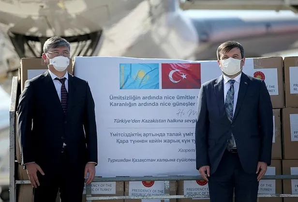 Türkiye'den Kazakistan'a tıbbi malzeme yardımı-2