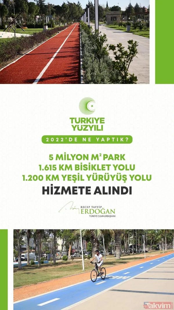 Başkan Erdoğan'dan yeni yıl mesajı! "Şimdi 2022'de ülkemize kazandırdıklarımızı milletimizle paylaşma vakti" İşte o projeler... - 9