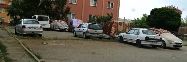 Ordu'da araçları doludan korumak için tahtalı önlem-4