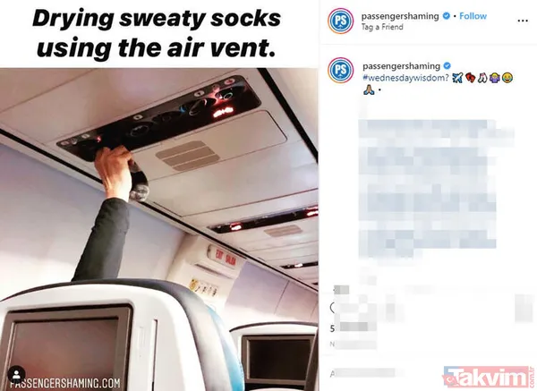 Uçakta öyle bir şey yaptı ki... Uçakta utandıran yolcular ve olaylar - 24