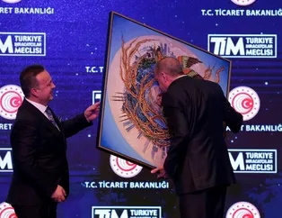Başkan Erdoğan'a tablo süprizi