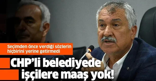 CHP'li belediyede işçilere maaş yok!