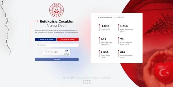 Bakan Derya Yanık duyurdu: Refakatsiz çocuklar için sorgu ekranı açıldı-3