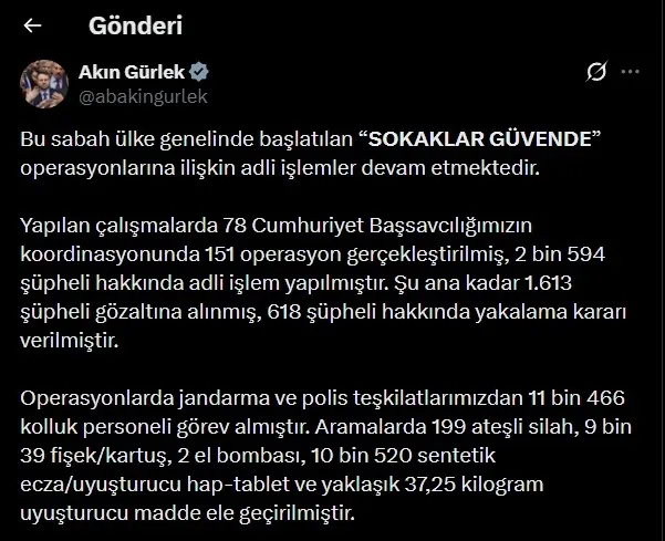 okullar-acilirken-ulke-genelinde-es-zamanli-sokaklar-guvende-operasyonu-148-noktada-baskin-2-bin-447-supheliye-1789404446724.jpeg Okullar açılırken ülke genelinde eş zamanlı 'Sokaklar Güvende' operasyonu! 151 noktada baskın, 2 bin 594 şüpheliye işlem-2