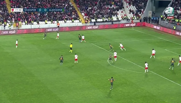 İZLE | Sivasspor 0-1 Alanyaspor (GOL: Diedhiou)