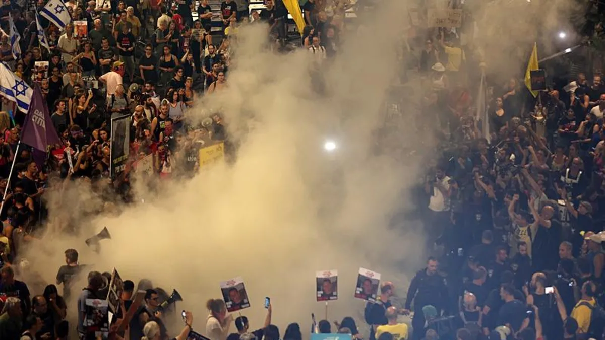 Tel Aviv’de hükümet karşıtı protestoların 5’inci günü! Ben Gvir bir teröristtir