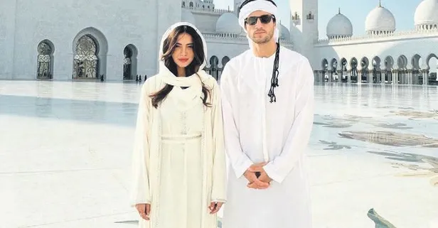 Yılın son tatili! Oyuncu Melisa Aslı Pamuk ile futbolcu Yusuf Yazıcı BAE'de...