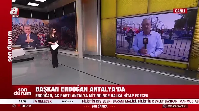 Başkan Erdoğan Antalya'da!