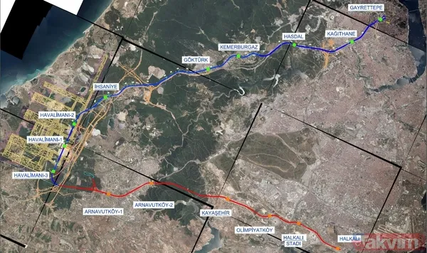 Gayrettepe-İstanbul Havalimanı metro güzergahları nelerdir? Hangi duraklardan geçiyor? İşte M11 durakları - 5