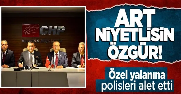 Mersin Valiliği’nden CHP’li Özgür Özel’in ’Erdoğan’ın ziyaretinde polislerin şarjörleri toplatıldı’ iddiasına yalanlama!