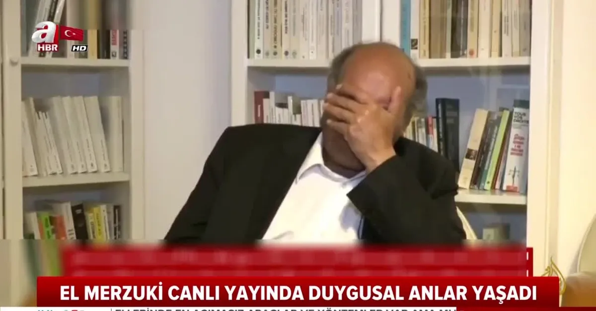 Mursi için canlı yayında gözyaşlarına boğuldu