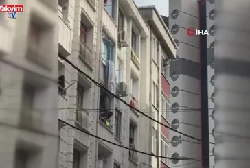 Esenyurt'ta depremde yaşanan panik kamerada