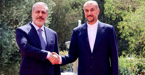 Dışişleri Bakanı Hakan Fidan İranlı mevkidaşı Abdullahiyan ile bir araya geldi