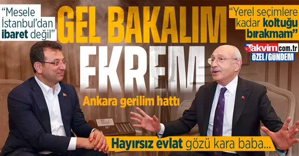 CHP'de değişim sancısı! "Mesele İstanbul'dan ibaret değil" diyen İmamoğlu, Kılıçdaroğlu ile görüşmek için Ankara'ya gidiyor