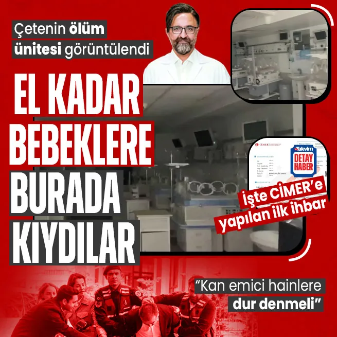 Yenidoğan çetesinin Bağcılar TRG Hastanesindeki ölüm üniteleri görüntülendi! Bebeklere burada kıydılar | İşte CİMERe yapılan ilk ihbar