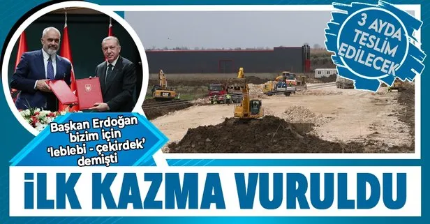 Türkiye’nin Arnavutluk’ta yapımı için söz verdiği hastanenin inşasına başlandı