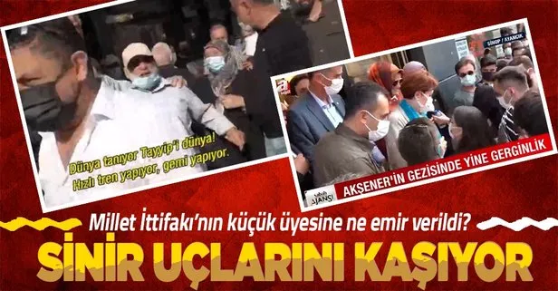 İYİ Parti Lideri Meral Akşener’in gezisinde yine tansiyon yükseldi!