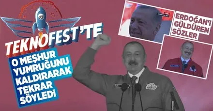 Aliyev’den Erdoğan’ı güldüren sözler