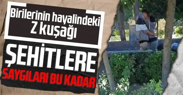 Edirnekapı şehitliğinde çiftlerin uygunsuz görüntüleri vatandaşın tepkisini topladı