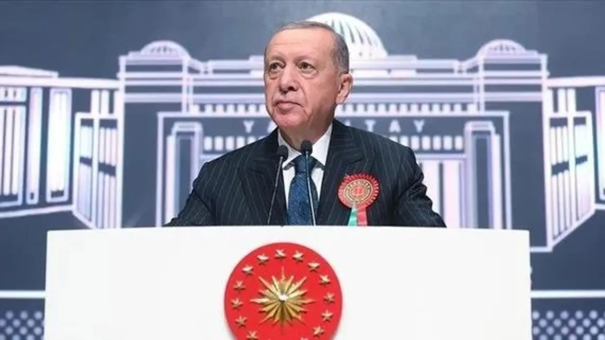 Başkan Erdoğan'dan 2024 - 2025 Adli Yıl Açılış Töreni'nde önemli açıklamalar