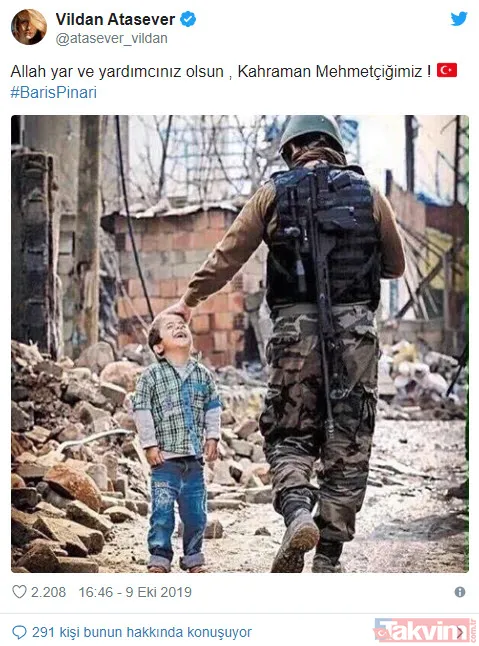 Barış Pınarı Harekatı'na susanlara Yusuf Güney'den anlamlı video! Ünlü isimlerden Barış Pınarı Harekatı'na destek yağıyor... - 23