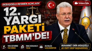 12. yargı paketi TBMM'de