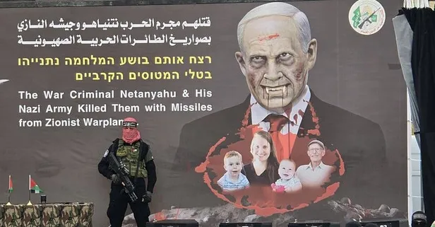 Hamas 4 İsrailli rehinenin naaşını teslim etti: Onları Netanyahu ve Nazi ordusu öldürdü