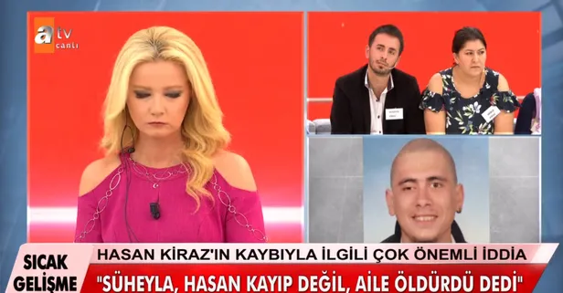 Müge Anlı canlı yayınında Hasan Kiraz olayında sıcak gelişme: Hasan kayıp değil, ailesi öldürdü...