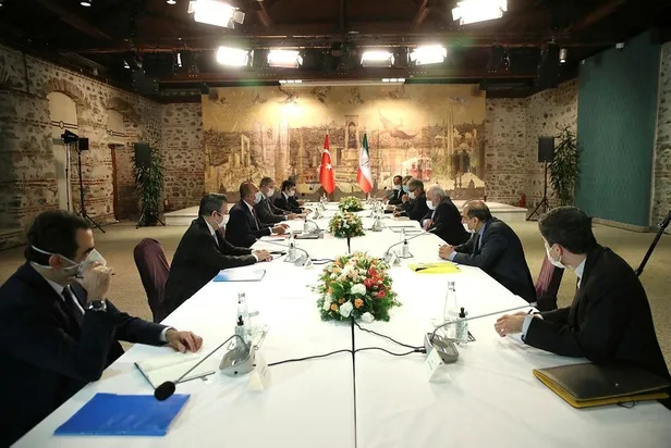 Son dakika: Dışişleri Bakanı Çavuşoğlu, İran Dışişleri Bakanı Zarif ile bir araya geldi! İran'a uçuşlar ne zaman başlayacak?-1