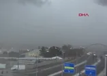 Trakya'da beklenen yağış başladı! Çatıdaki kiremitler uçtu, ağaçlar devrildi (Video)