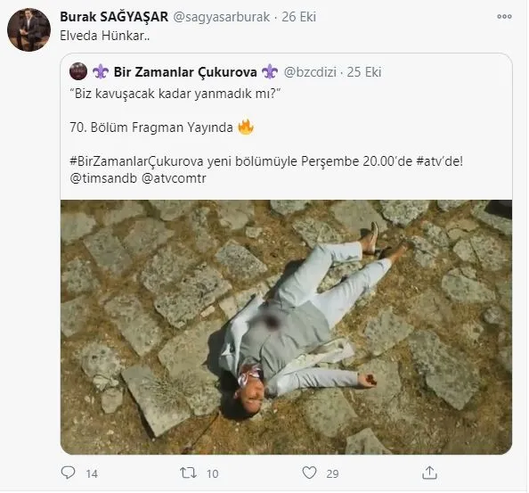 Bir Zamanlar Çukurova 70. bölüm fragmanı! Hünkar Yaman öldü mü, diziden ayrılıyor mu?-2