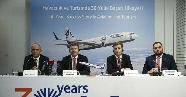 Türk Hava Yolları ile Lufthansa’nın ortak kuruluşu SunExpress’ten 2019’da 1,4 milyar avro gelir