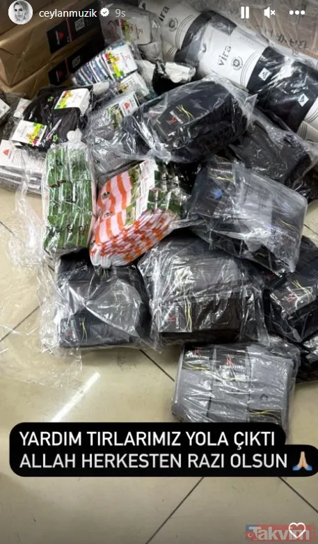 Ceylan Da Aynı Şekilde Deprem Zedeler İçin Yardım Tır'ı Gönderdi.