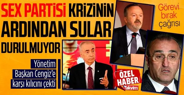 Galatasaray’da şok üstüne şok gelişmeler yaşanıyor! Yöneticilerden Başkan Mustafa Cengiz’e ’görevi bırak’ çağrısı