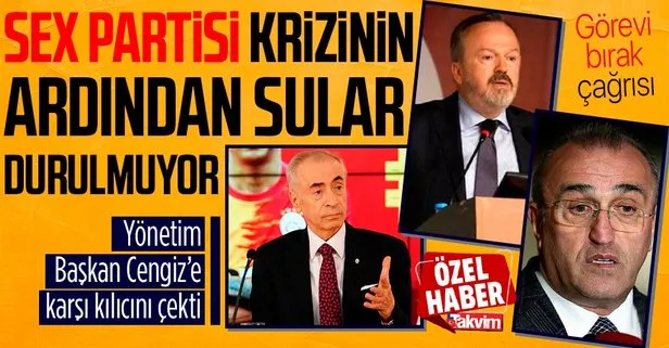 Yöneticilerden Cengiz'e görevi bırak çağrısı!