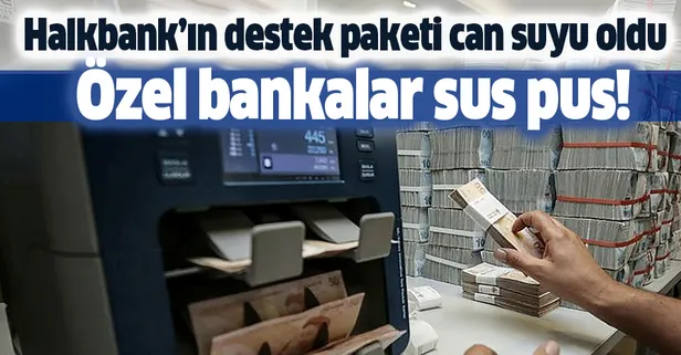 Son dakika: Halkbank'ın destek paketi Kovid-19'a karşı esnafa can suyu oldu! Özel bankalardan hala ses yok