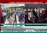 Galatasaray taraftarı Kadıköy'e böyle gitti