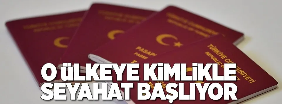 Ukrayna'ya kimlikle seyahat başlıyor