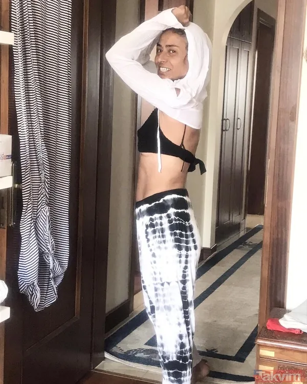 Yıldız Tilbe’nin ev hali sosyal medya kullanıcılarını ikiye böldü! Gören dönüp bir daha baktı karın kasları olay oldu - 6