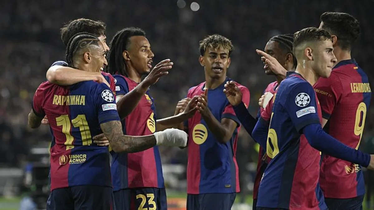 Barcelona Dortmund'u 4 golle geçti!