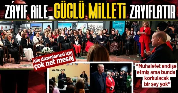 Başkan Recep Tayyip Erdoğan, Kadınlarla Büyük Türkiye Yolunda programında önemli açıklamalarda bulundu
