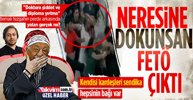 Şanlıurfa'da Şeyhmus Baraş isimli doktora şiddet sonrası diploma yırtma görünümlü FETÖ oyunu sahnede! İşte tüm kirli bağlantılar