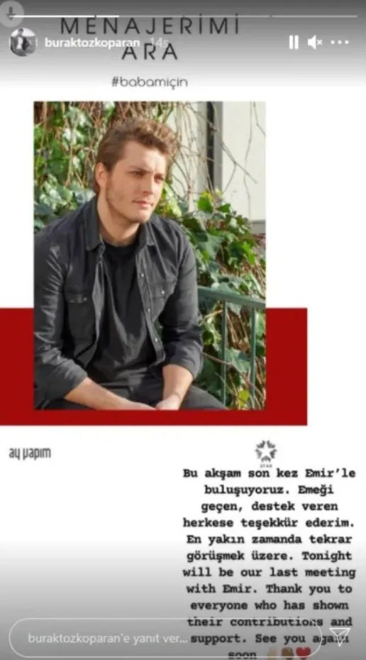 Menajerimi Ara'da akıllara zarar ayrılık! Herkes Menajerimi Ara'yı onun için izlerken o diziye böyle veda etti-5