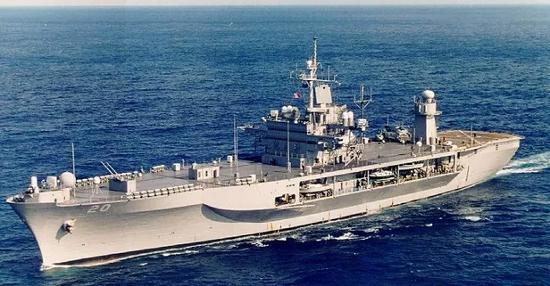 Soykırımın ortağı ABD, katil İsrail için 6. Filo komuta-kontrol gemisi USS Mount Whitney'i Doğu Akdeniz'e gönderiyor