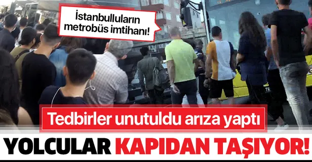 CHP'li İBB'nin çözüm üretemediği metrobüs çilesi bitmek bilmiyor!