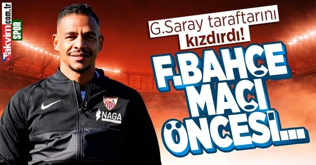 Fernando Galatasaray taraftarını kızdırdı! Fenerbahçe maçı öncesi...