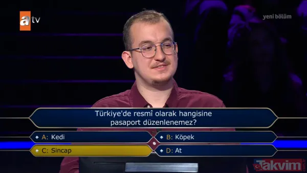 YKS 650'ncisi Efekan Değerli Kim Milyoner Olmak İster'de 500 Bin TL'lik soruyu açtı - 11